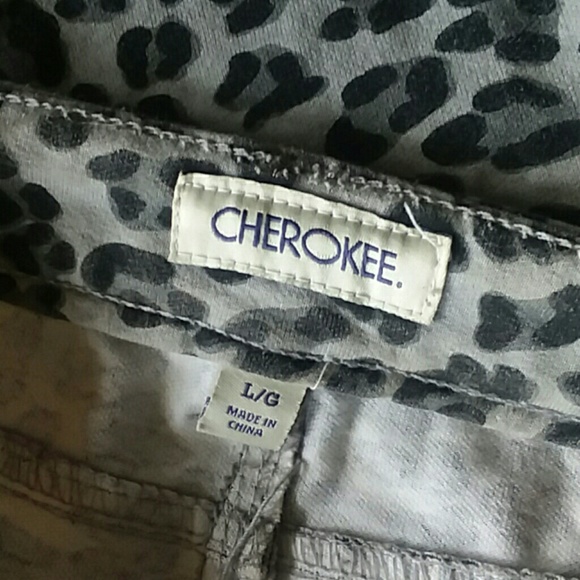 Greg Leopard Print Stretch Skinnies - Picture 3 of 4